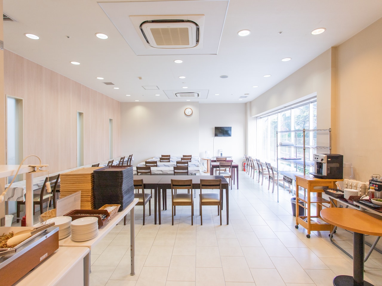 朝食会場